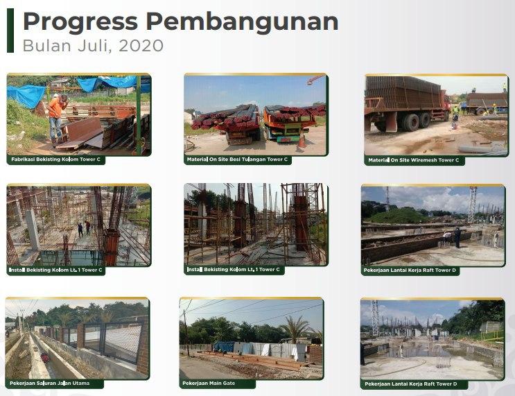 progres pembangunan dekost indonesia