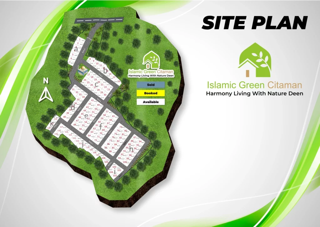 siteplan islamic green citaman