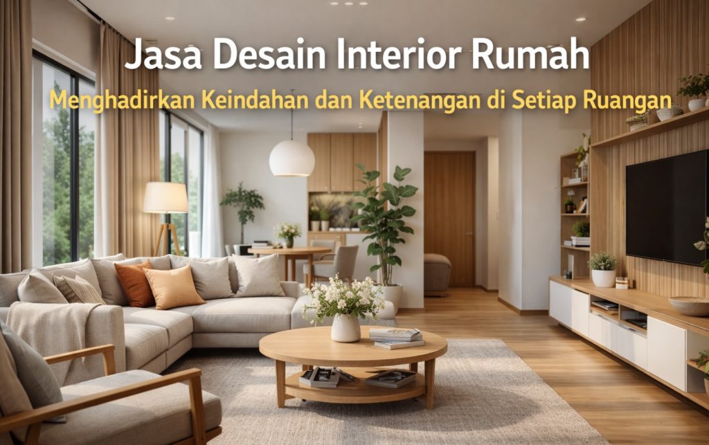 Jasa Desain Interior Rumah: Menghadirkan Keindahan dan Ketenangan di Setiap Ruangan